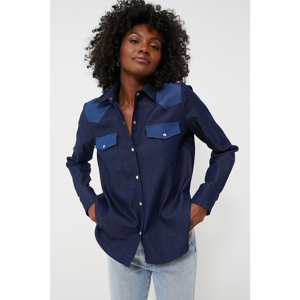 Tuckernuck Steele Shirt - M - Chambray - Picture 4 of 8